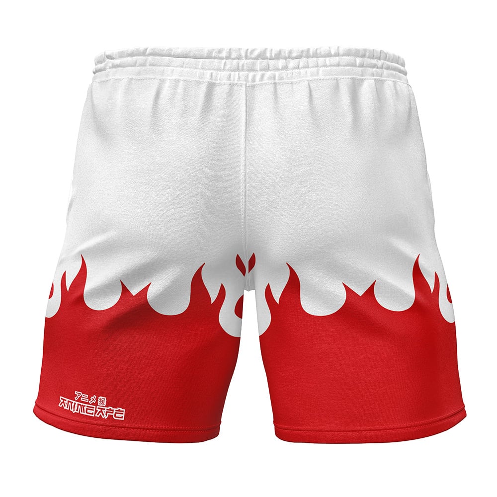 Minato Namikaze 4th Hokage Cloak Naruto Gym Shorts