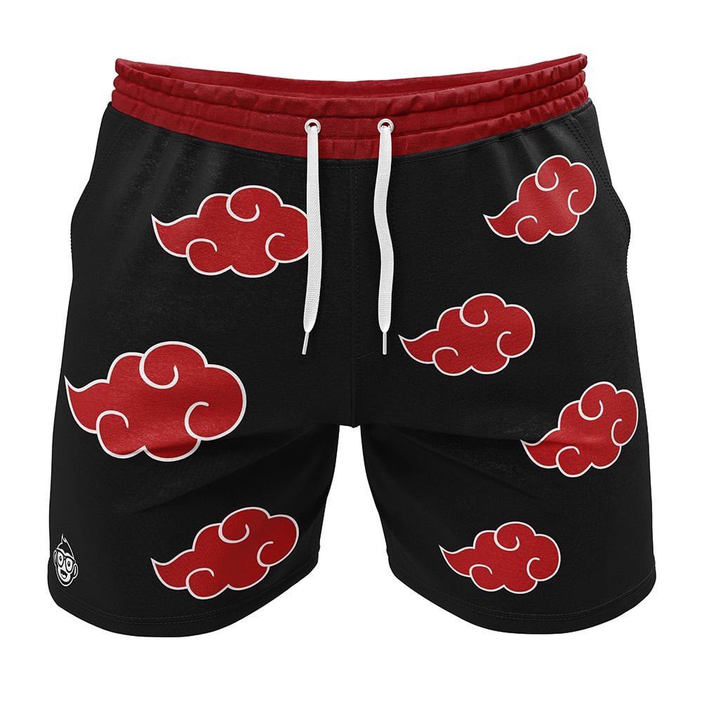 Naruto Akatsuki Gym Shorts