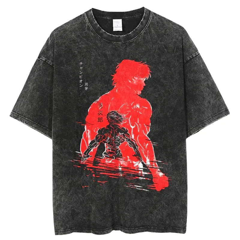 BAKI HANMA VINTAGE TEE