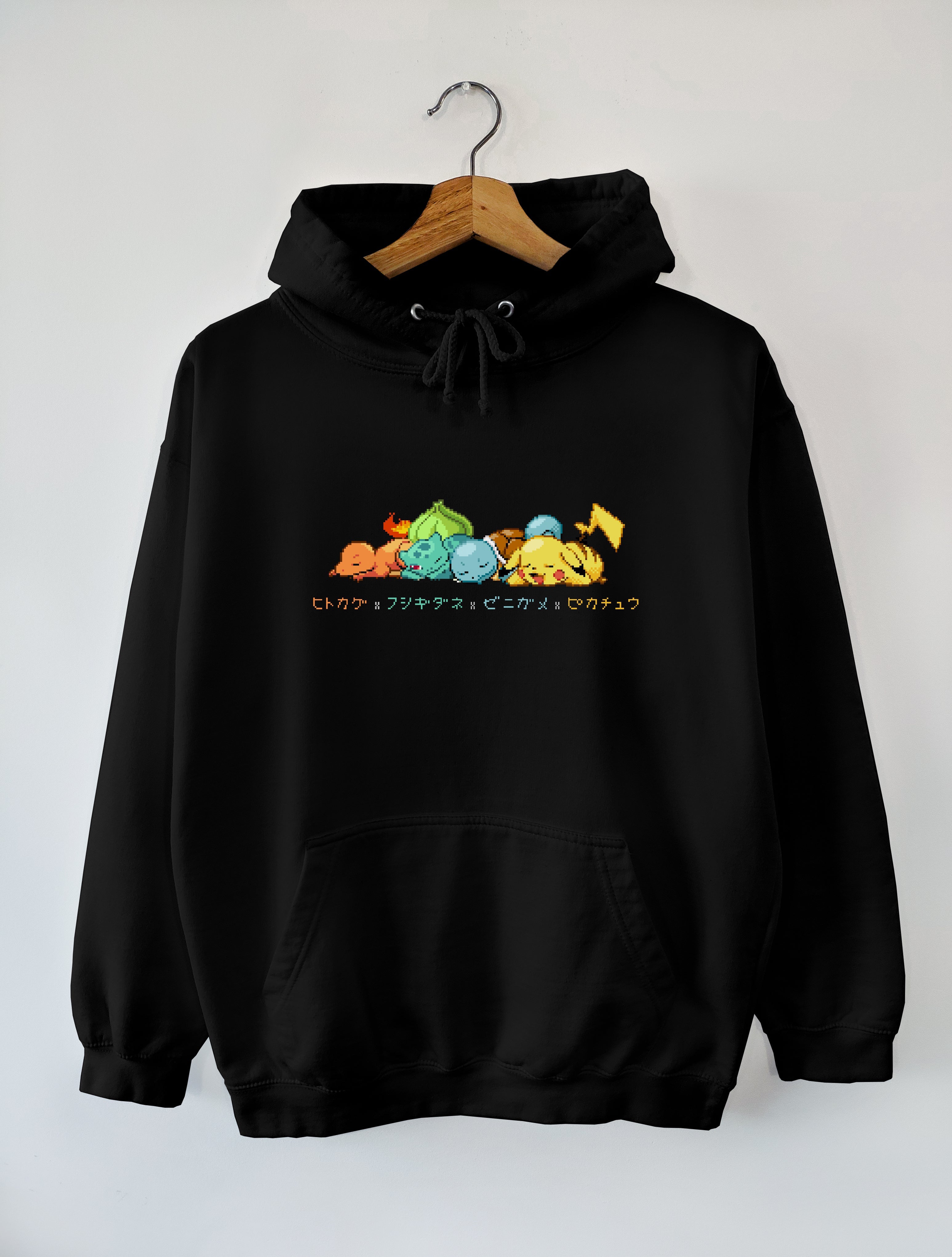 UNISEX HOODIE / PKM - GEN1 SLEEPY ALL STARTERS