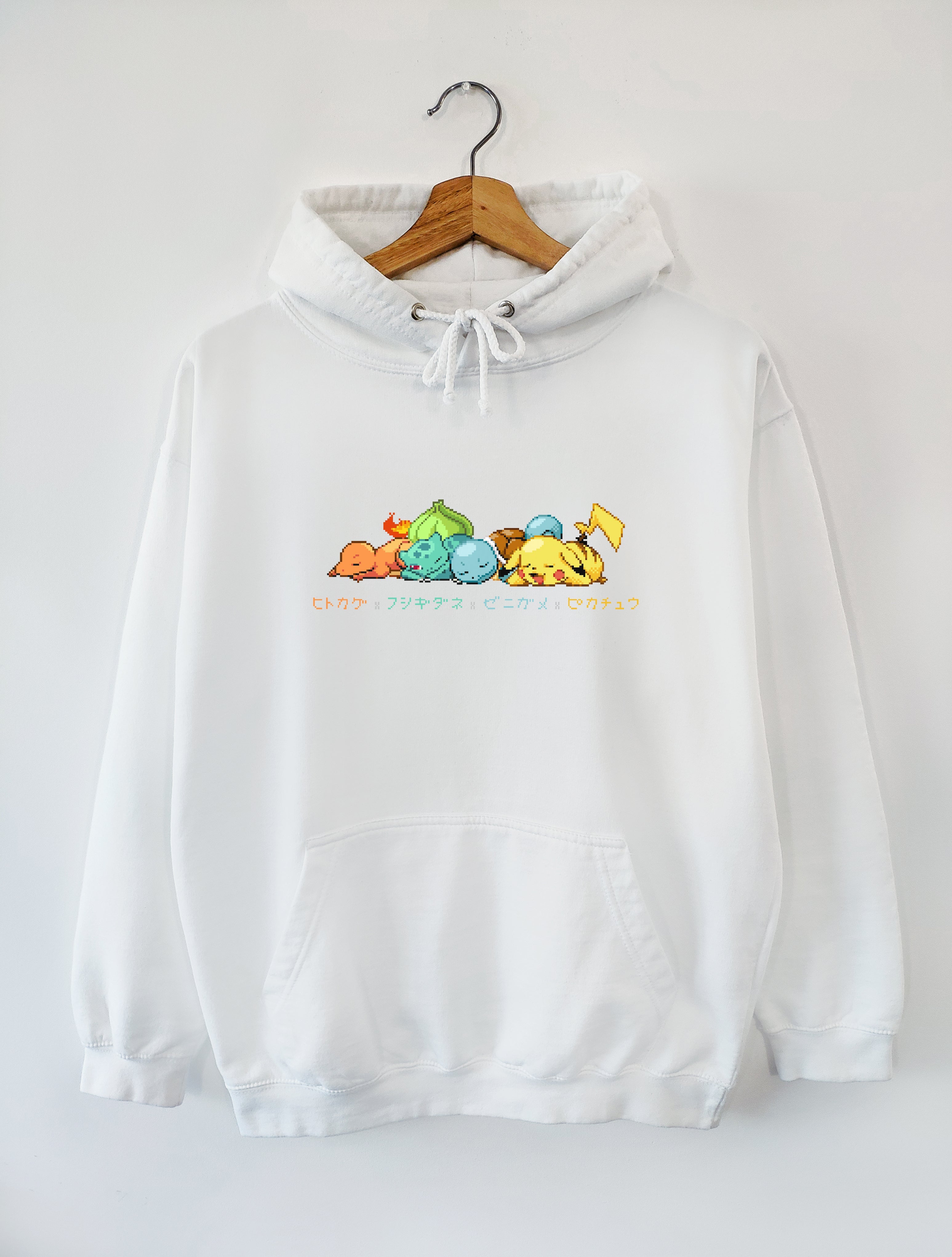 UNISEX HOODIE / PKM - GEN1 SLEEPY ALL STARTERS