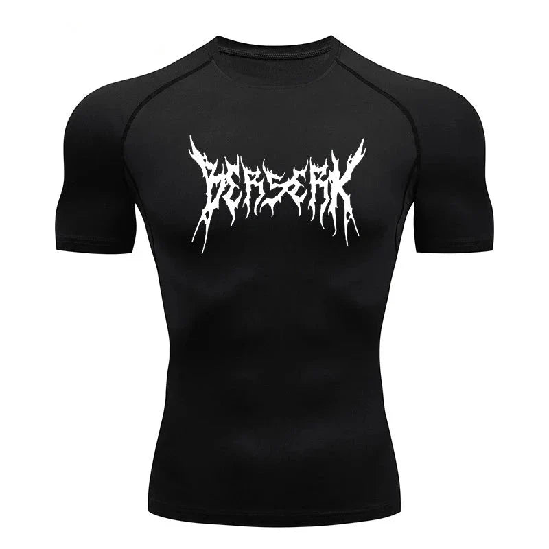 Berserk Print Compression T-Shirt