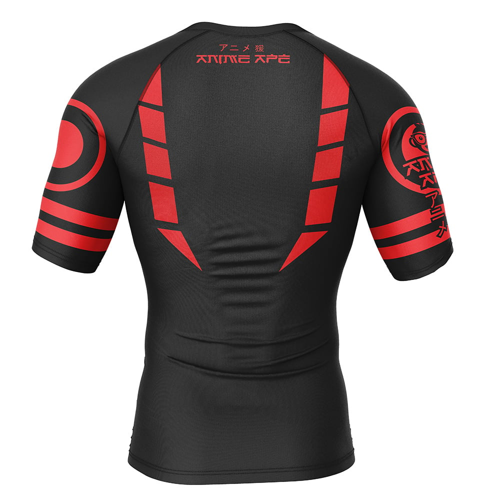 Sukuna Jujutsu Kaisen Short Sleeve Rash Guard Compression Shirt