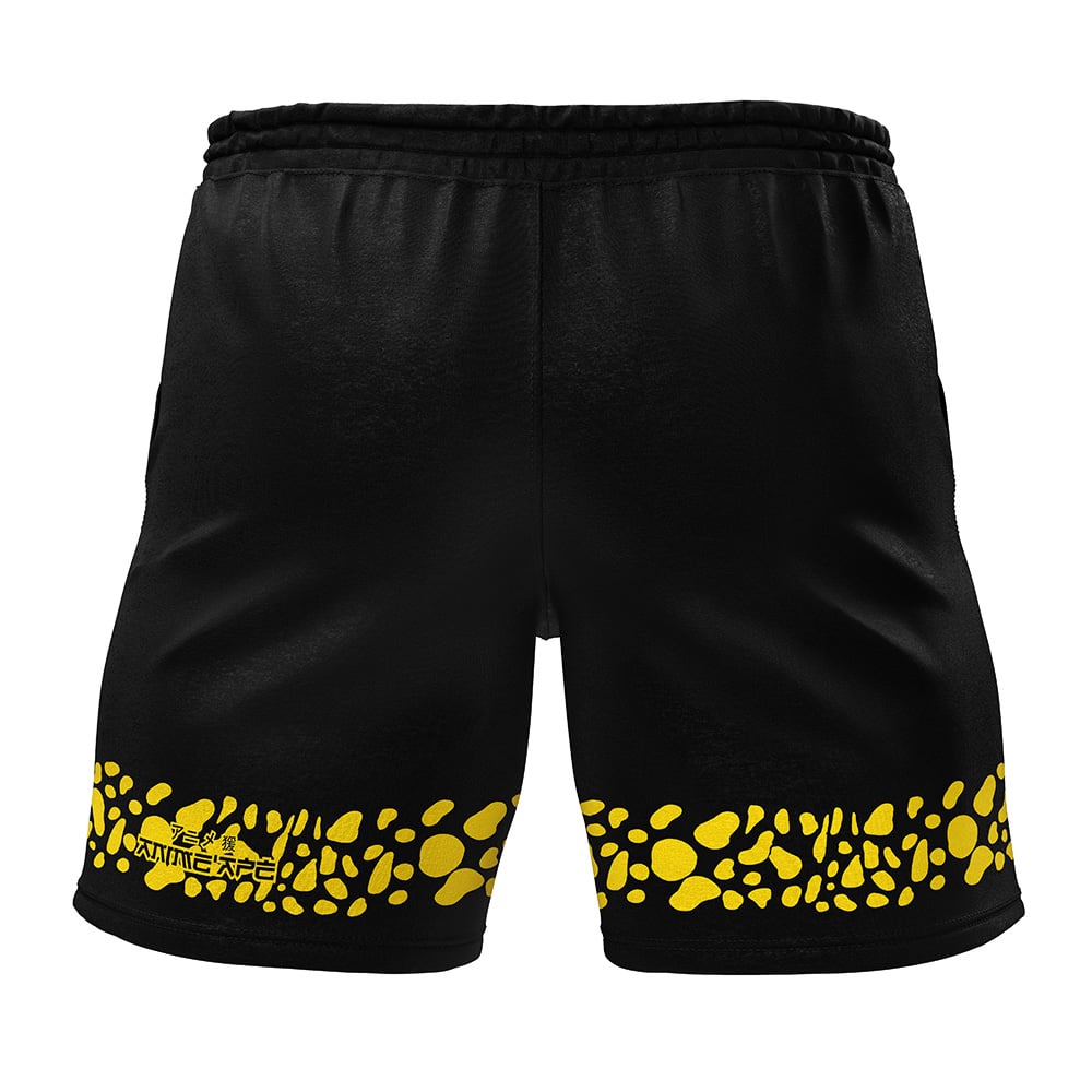 Trafalgar D. Water Law Black Punk Hazard One Piece Gym Shorts