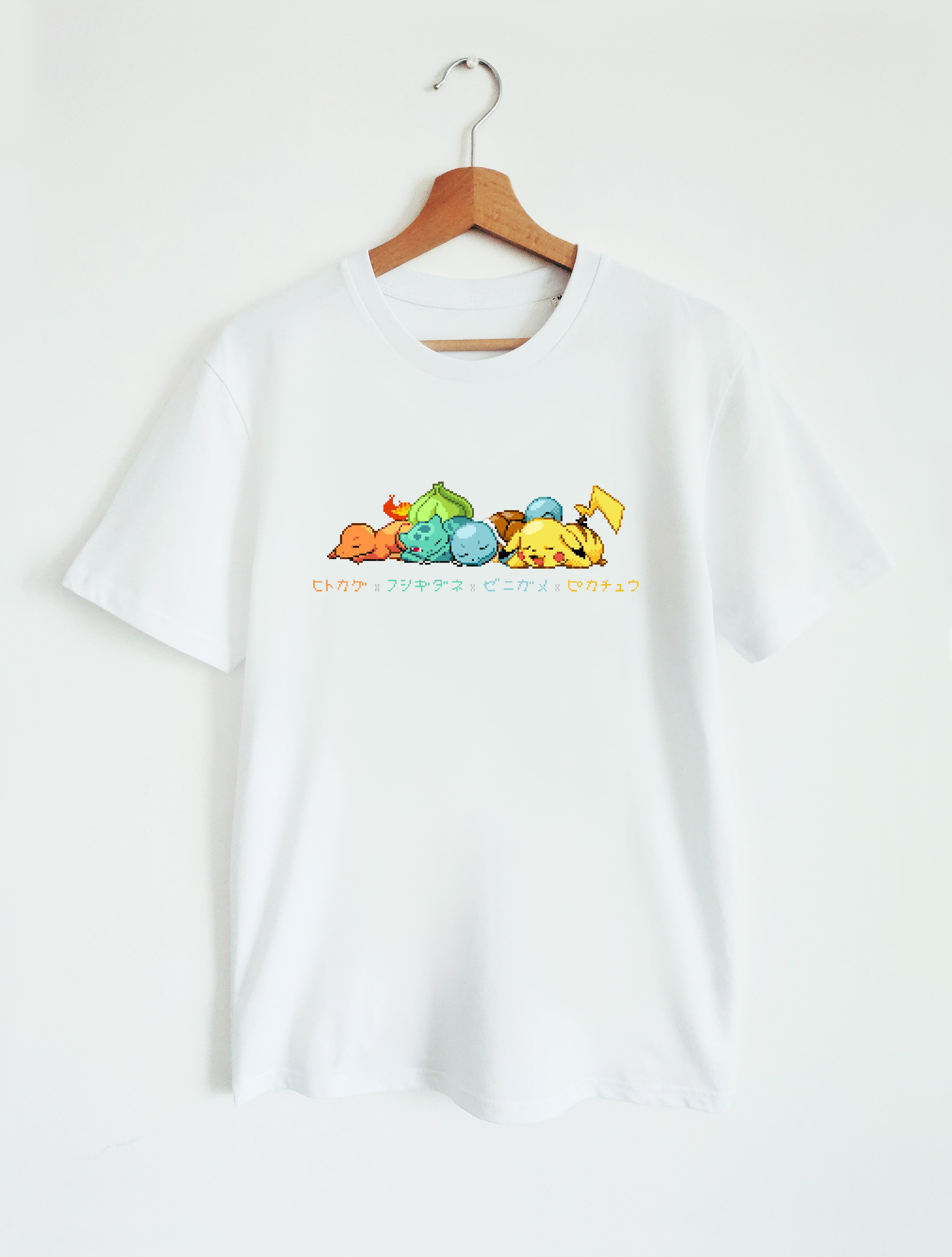 UNISEX T-SHIRT / PKM - GEN1 SLEEPY ALL STARTERS