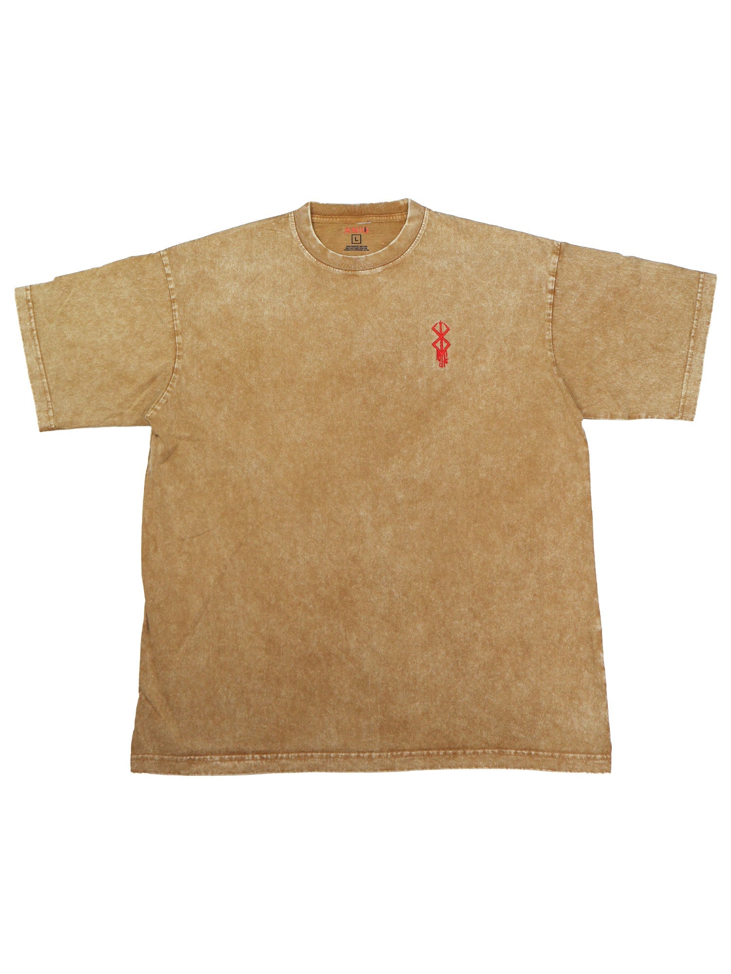 BRAND OF SACRIFICE EMBROIDERED ACID WASH TEE