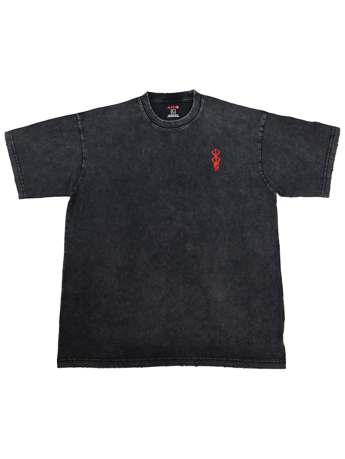 BRAND OF SACRIFICE EMBROIDERED ACID WASH TEE